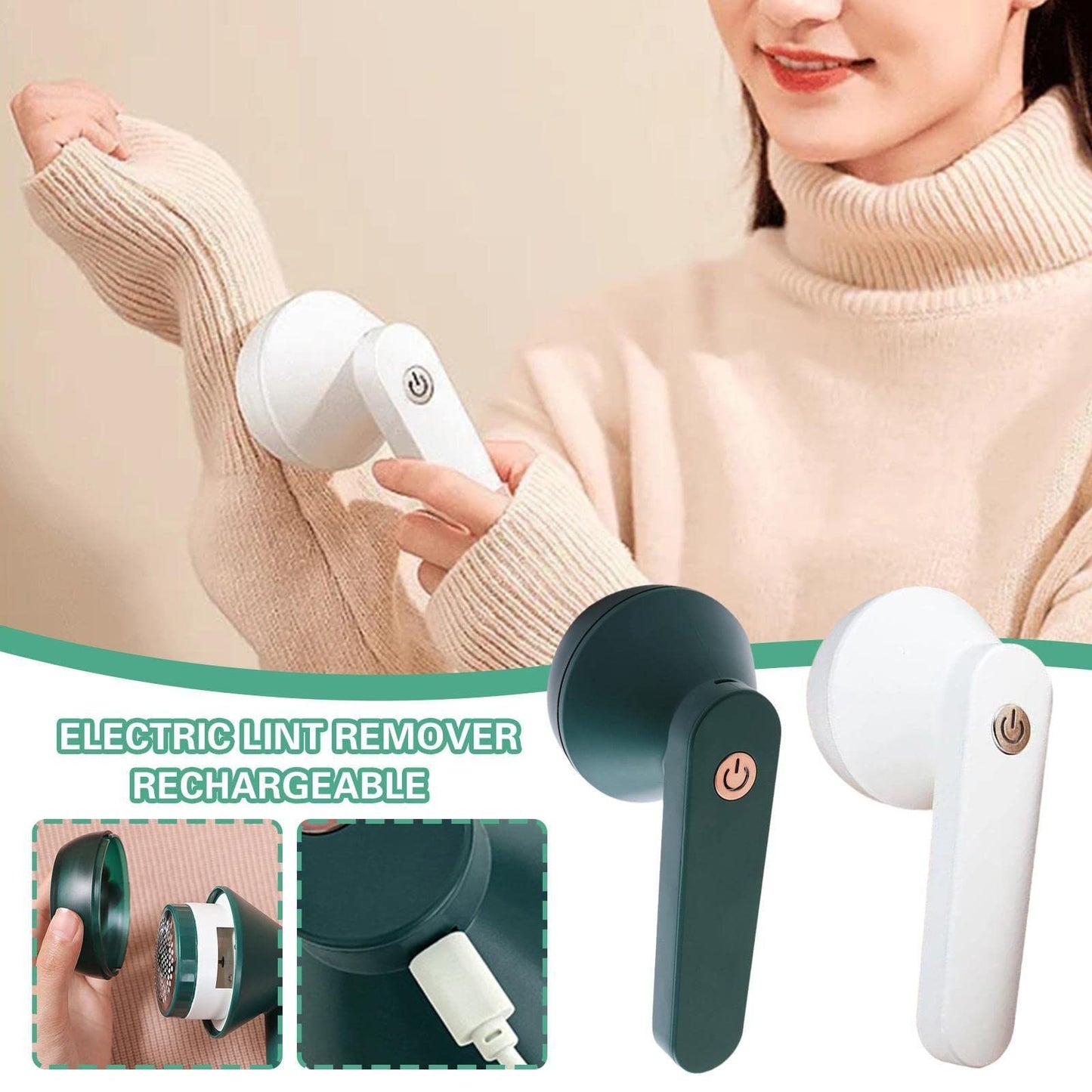 Relintlessly™ Rechargeable Fabric Shaver – Restore Clothes, Furniture & More