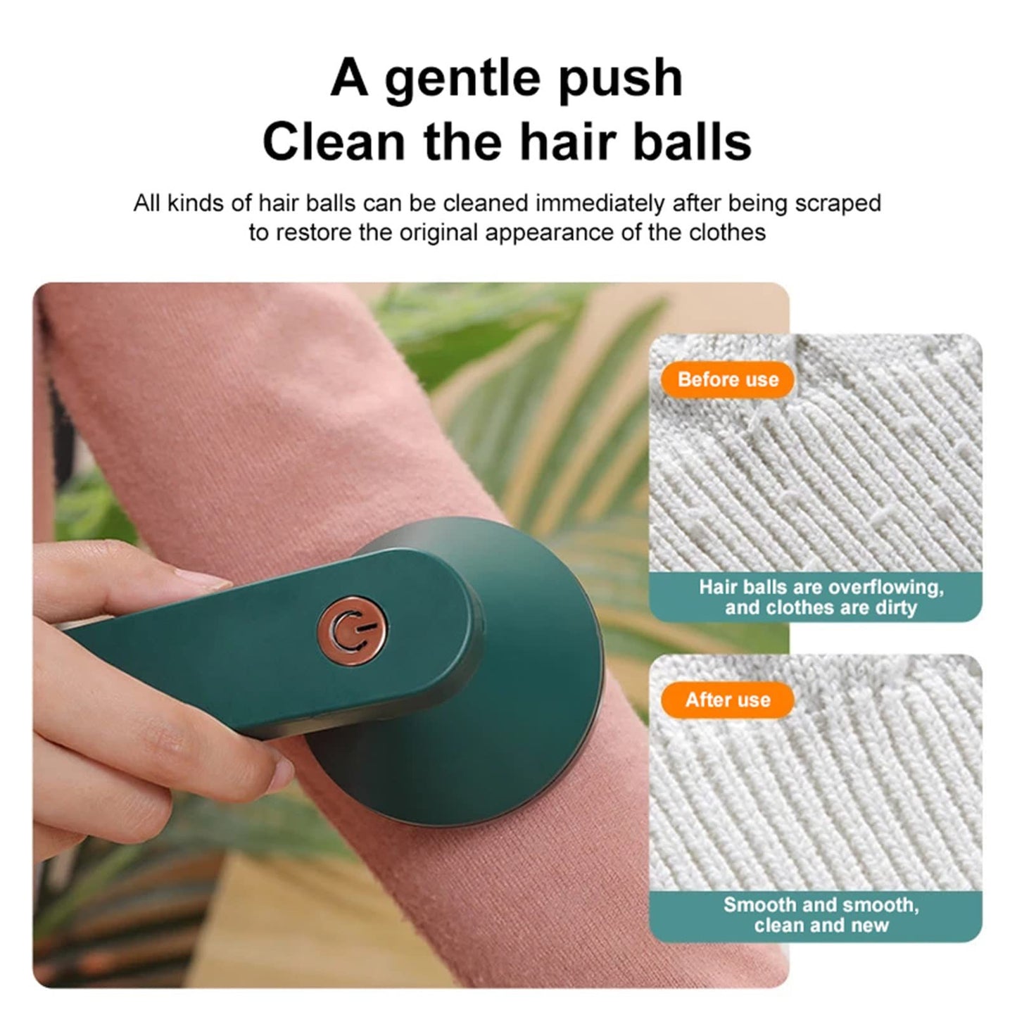 Relintlessly™ Rechargeable Fabric Shaver – Restore Clothes, Furniture & More